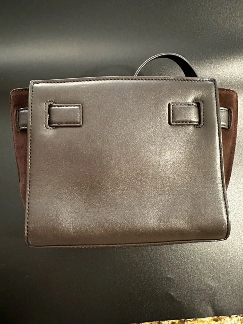 Michael Kors Hamilton Traveler crossbody bag w/Calf Hair and Leather - Picture 5 of 13
